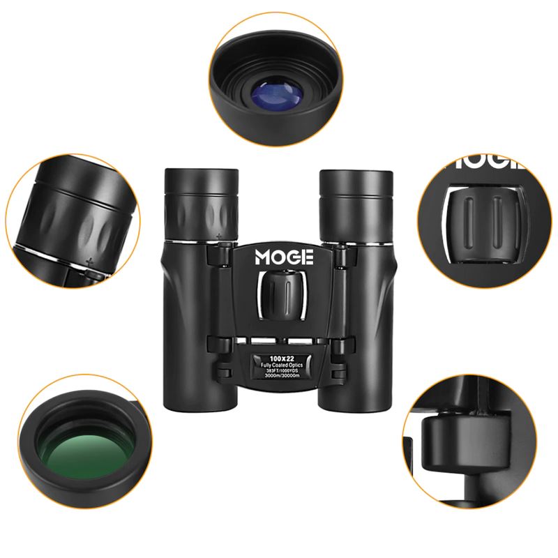 Binóculos Profissional HD 100x22 | 30.000M & Visão Noturna FNT092