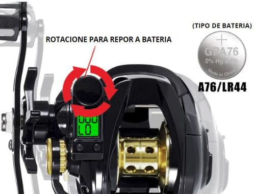 Carretilha Eletrônica 7.2:1 - Inovafish FNT1781