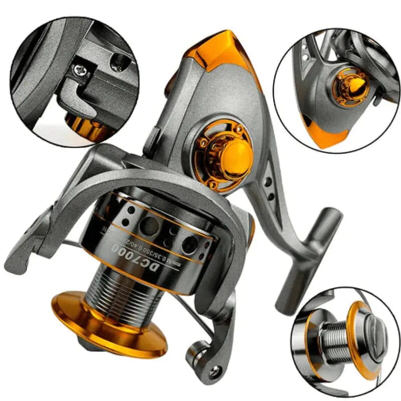 Molinete de Pesca Profissional Drag 12Kg e 13 Rolamentos FNT1797