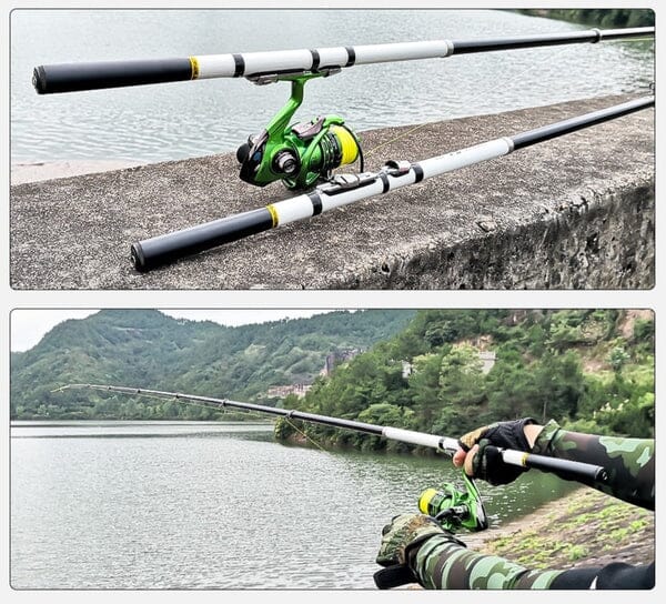 Vara Premium Ultra Light Telescópica de Carbono JOSBY Fishing FNT1412